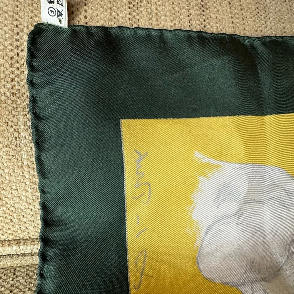 Vintage Hermes Monarch Silk Scarf